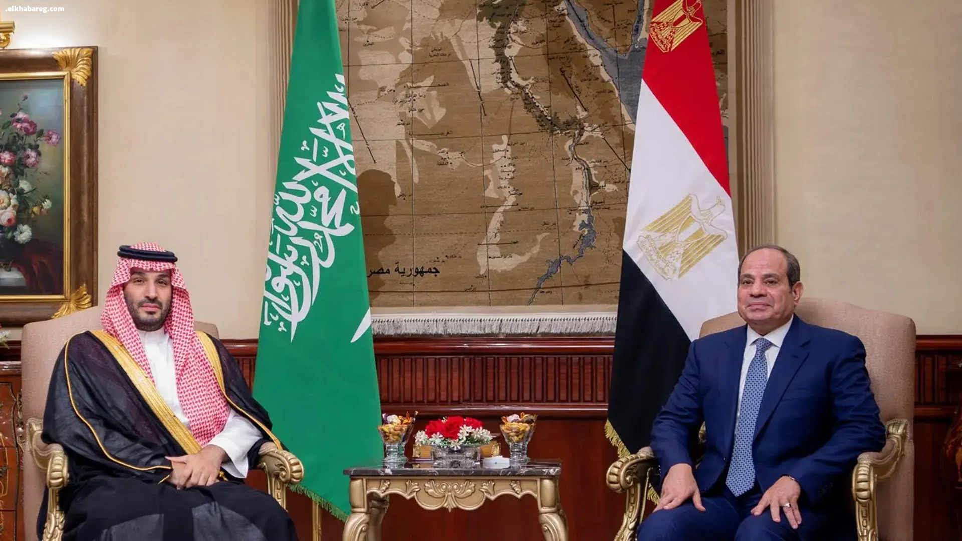 الرئيس السيسي خلال لقائه مدير الاستخبارات الأمريكية